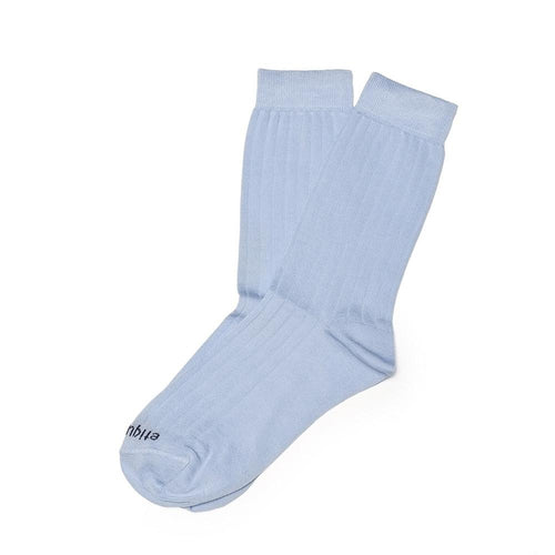 Multi Dots Blue Metallic - Women's Socks | Etiquette Clothiers